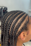 Nattes sur cheveux naturels