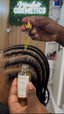 Nattes sur cheveux naturels